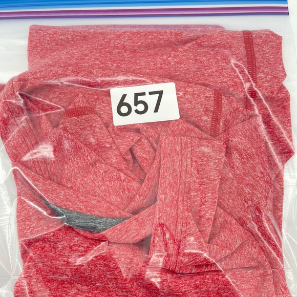 Adidas T-Shirt Men XL Red Heathered Polyester Climalite Performance Tee - Picture 8 of 8